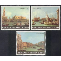 San Marino 1971 - Picturi Venetia, Antonio Canal, serie neuzata