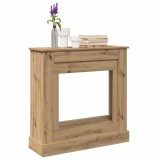 vidaXL Mască șemineu, stejar artizanal, 90x30x90 cm, lemn prelucrat 854597