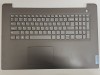 Carcasa superioara cu tastatura palmrest Laptop, Lenovo, V17 G2 ITL Type 82NX, AP26A000110, EC21N000510, HS760, iluminata, fingerprint, Iron Grey, lay