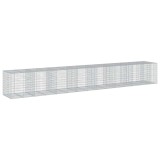 Cumpara ieftin Cos gabion cu capac, 750x100x100 cm, fier galvanizat