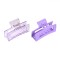 Set Clame Păr Femei, Dreptunghiulare, Lila, 8.5 cm, 2 Bucăți
