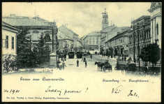 Carte Postala Circulata 1900 BUKOWINA Bucovina Gruss Aus CZERNOWITZ Cernauti foto