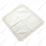 Fata de masa traditionala din bumbac 30&times;30 CM Crem