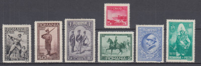 ROMANIA 1931 LP 89 CENTENARUL ARMATEI ROMANE SERIE SARNIERA foto