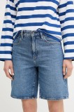 G-Star pantaloni scurți jeans uni, high waist, D26268-D436