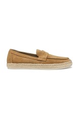 Geox espadrile din piele intoarsa U COSTUNI culoarea maro, U55MRA 00022 C6018