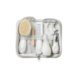 Trusa portabila de ingrijire a bebelusilor Saro Baby, Pentru siguranta si igiena bebelusului, cu toate necesare, 0 luni+, Grey