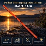 Undiță Telescopică pentru Pescuit, Model R, 6 m