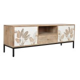 Mobilă TV DKD Home Decor Metal Lemn de mango (140 x 40 x 50 cm)