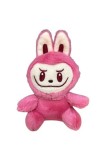 Cumpara ieftin Breloc de pluș LaBubu, moale și pufos, roz, 18 cm