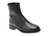 Ghete IMAGE negre, EB883, din piele naturala