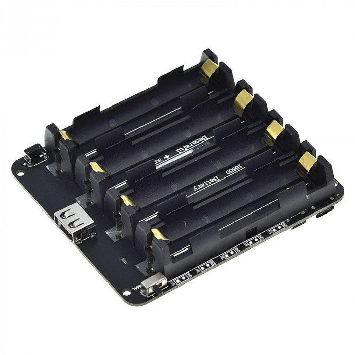 Suport baterii 18650 cu micro USB 5V/2.2A 3V/1A, compatibil cu Arduino ESP8266