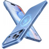 Husa MagSafe pentru Apple iPhone 18 Pro / 17 Pro, Torras, OriginFit, Bleu