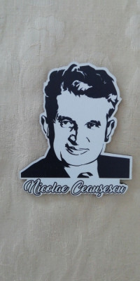 M3 C3 - Magnet frigider - tematica comunism - Nicolae Ceausescu - Romania 5 foto