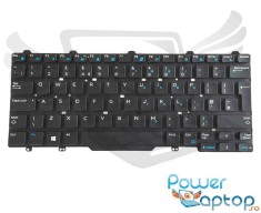 Tastatura Dell Latitude E7450 iluminata layout UK fara rama enter mare, Latitude E7470 iluminata layout UK