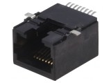 Soclu RJ45 8p8c PCB SMT Orizontal