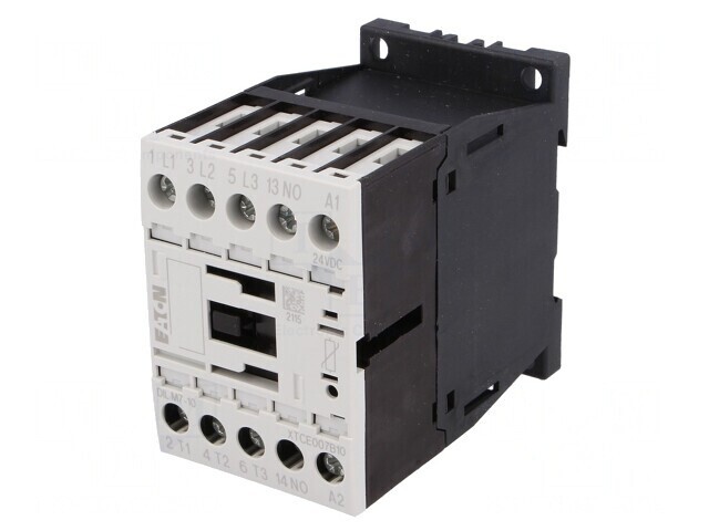 Contactor 3P 24VDC 7A NO