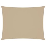 Cumpara ieftin Panza parasolar, bej, 3,5x5 m, tesatura oxford, dreptunghiular
