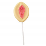 Acadea sexy &icirc;n formă de vagin &icirc;n formă de acadea cu aromă de căpșuni