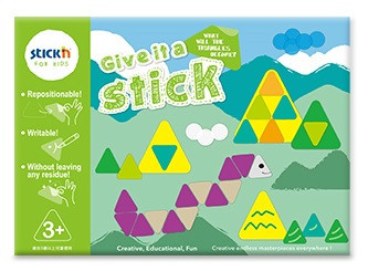 Carte Creativa Stick&amp;quot;n Give It A Stick - Triunghiuri (+3 Ani) foto