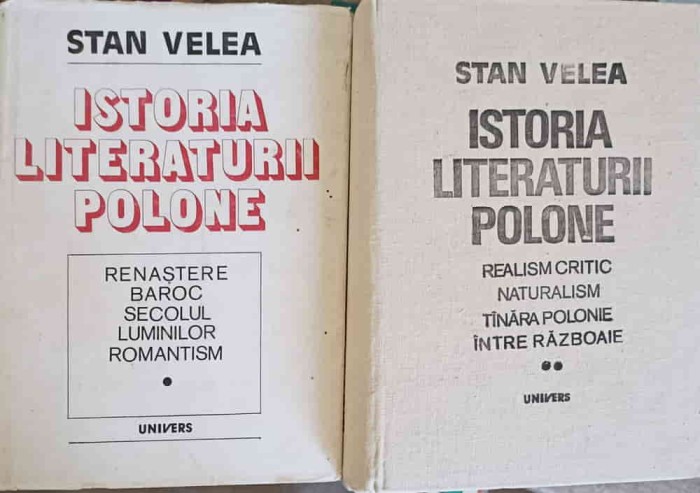 ISTORIA LITERATURII POLONE VOL.1-2-STAN VELEA-245744