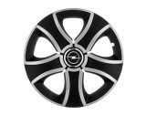 Cumpara ieftin Set 4 capace roti Bis Gri-Negru R16 pentru gama auto Opel, Autohelix MSA