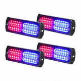 Lampa LED profesionala stroboscopica 12V-24V Cod:O-86-12LED - Albastru Automotive TrustedCars