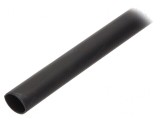 Manșon Termocontractabil cu Adeziv 4:1 12mm 1m Negru, 3M