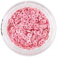 Paiete în formă de disc, roz deschis cu dungi roz