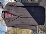 Palton din lana bărbați handmade Italia masura 46, Bleumarin, Made in Italia