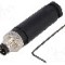 Conector M8, 4 pini, clasa etanseitate IP67, BULGIN - PXPPAM08FIM04AST