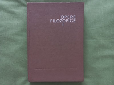 SEXTUS EMPIRICUS - OPERE FILOZOFICE. VOL. I [ TIRAJ MIC, 3250 EXEMPLARE ] foto