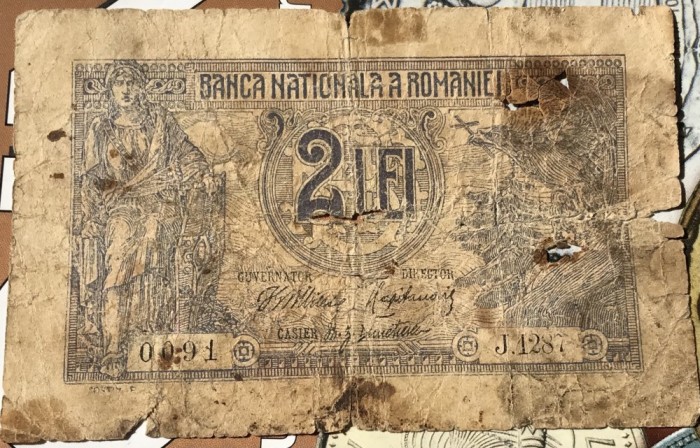 BNKRO01 Romania 2 lei 1915