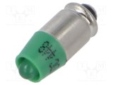 Lampă LED verde 28V EAO, 1 diodă, 16mm