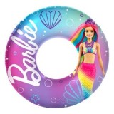 Colac gonflabil pentru inot, cu model Barbie sirena, diametru 51 cm, pentru copii 3-6 ani, CMCLASS