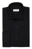 Camasa Barbati Neagra Slim Fit Bumbac 100% Guler Clasic Mansete Butoni Eleganta Business Made in Romania