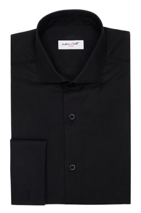Camasa barbati slim neagra C007SL