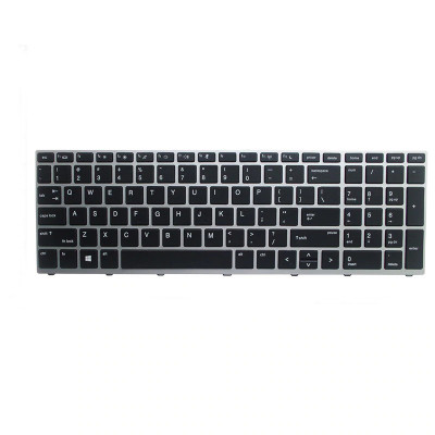 Tastatura Laptop, HP, ProBook 450 G5, 455 G5, L01028-001, argintie, iluminata, layout US foto