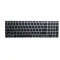 Tastatura Laptop, HP, ProBook 470 G5, L01028-001, argintie, iluminata, layout US