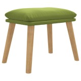 Cumpara ieftin Taburet, verde deschis, 45x29,5x35 cm, catifea