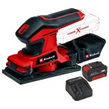 Einhell TC-OS 18/187 Li PXC + Starter Kit - Slefuitor cu vibratii 187x90 mm + Set 1 acumulator si incarcator Li-Ion 18 V 4 Ah