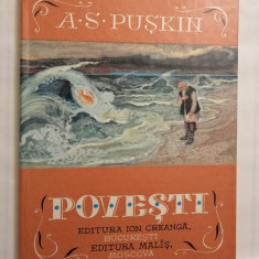 Povesti (versuri), A.S. Puskin, ilustratii IV. Bruni, 1980