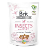 Brit Care Dog Crunchy Cracker Insecte cu Zer &amp;amp; Probiotice 200 g