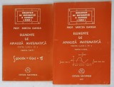 ELEMENTE DE ANALIZA MATEMATICA , PENTRU CLASA A XII -A de MIRCEA GANGA , VOLUMELE I - II , 1997