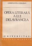 Constantin Cublesan - Opera literara a lui Delavrancea
