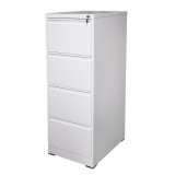 Dulap metalic fiset cu 4 sertare securizate, gri, 1340x460x620 mm