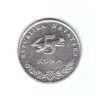 Moneda Croatia 5 kuna 2019, stare foarte buna, curata, Europa, Cupru-Nichel