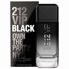 Carolina Herrera 212 VIP Black Eau de Parfum barba?i 100 ml foto