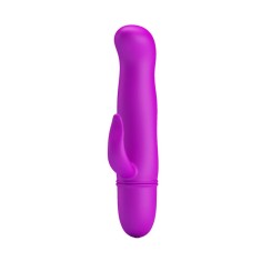 Pretty Love Blithe - Mini Vibrator cu Stimulator Punct G ?i Clitoris, 11 cm foto