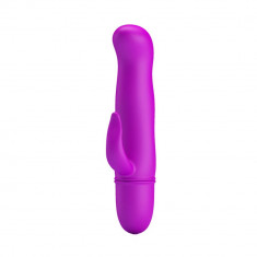 Pretty Love Blithe - Mini Vibrator cu Stimulator Punct G și Clitoris, 11 cm